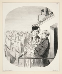 Estoy alojado un poco alto de Honoré Daumier