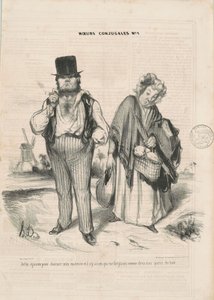 Te he casado para encantar mi existencia... de Honoré Daumier