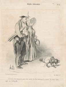 Siempre te lo digo, con tu azúcar... de Honoré Daumier