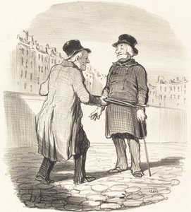 Te arresto, mal sujeto... de Honoré Daumier