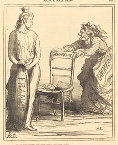 Le aseguro que estará muy bien sentada de Honoré Daumier