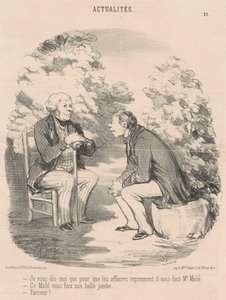 Le digo que... necesitamos al Sr. Molé... de Honoré Daumier