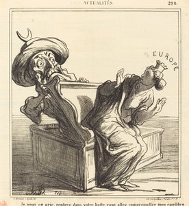 Por favor, vuelva a su caja... de Honoré Daumier