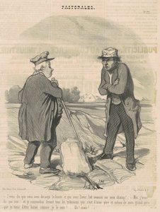 Te digo que has alterado el límite ... de Honoré Daumier