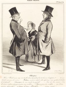 La adopción - ¡Ah, Robert, mi amigo...! de Honoré Daumier