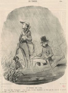 La caza en el agua
