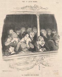 El quinto acto en la alegría de Honoré Daumier