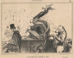 El descenso de la Courtille en 1855 de Honoré Daumier