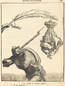 La paz a cualquier precio de Honoré Daumier