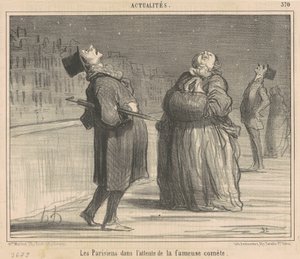Los parisinos en espera del... cometa