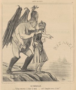 El tentador de Honoré Daumier