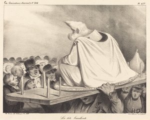 La cabeza tambaleante de Honoré Daumier