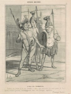La víspera de las Termópilas de Honoré Daumier
