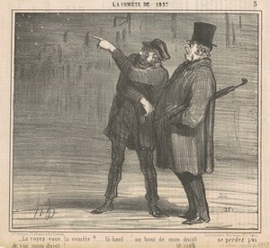 ¿Ves el cometa?... de Honoré Daumier