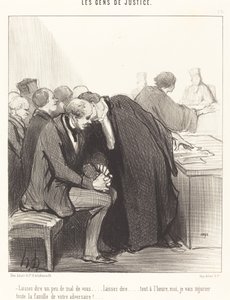 Deja que hablen un poco mal de ti... de Honoré Daumier