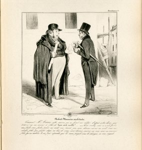 Le Charivari, Satirique en N & B de Honoré Daumier