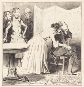 El caballero de los Adrets es el amante... de Honoré Daumier