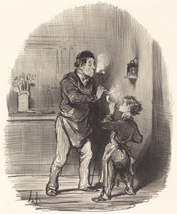 El filósofo trapero de Honoré Daumier