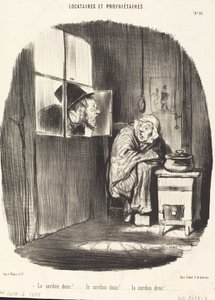 ¡El cordón entonces!... de Honoré Daumier