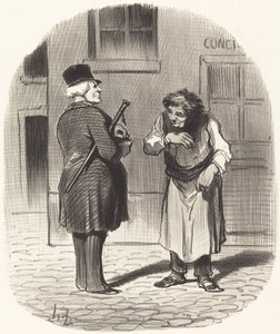 El día de Año Nuevo de Honoré Daumier