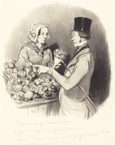 El día en que hay que mostrarse galante de Honoré Daumier