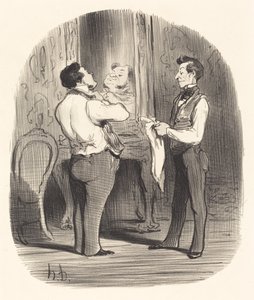 El Día en que se Trata de Hacer una Conquista de Honoré Daumier