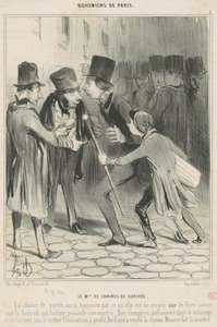 El Sr. de Cadenas de seguridad de Honoré Daumier