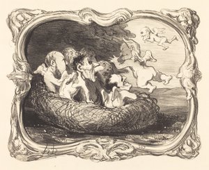 El Nido Abandonado de Honoré Daumier