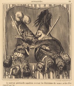 El nuevo polichinela napolitano de Honoré Daumier