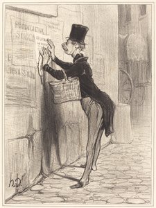 El colocador de Honoré Daumier