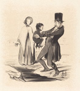 Le Puits de Grenelle de Honoré Daumier