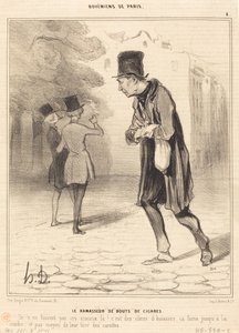 El Recolector de Colillas de Honoré Daumier
