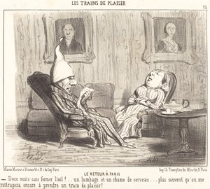 El Regreso a París de Honoré Daumier