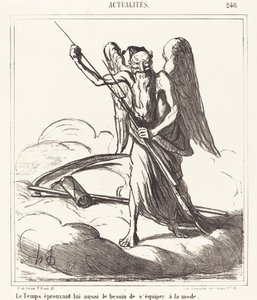 El tiempo también siente la necesidad de equiparse a la moda de Honoré Daumier
