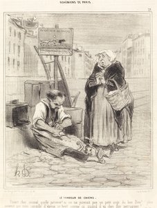El esquilador de perros de Honoré Daumier
