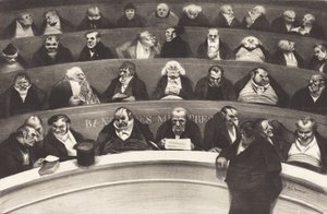 Le Ventre Legislatif (El vientre legislativo) por Honoré Daumier, 1834 de Honoré Daumier
