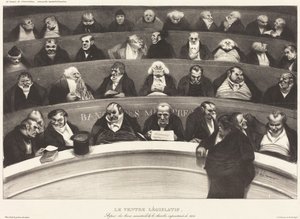 El vientre legislativo de Honoré Daumier