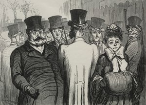 Le boulevard des Italiens de Honoré Daumier