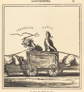 El carro del estado en 1871 de Honoré Daumier