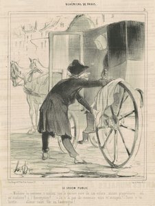 El mozo público de Honoré Daumier