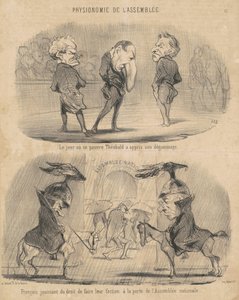 El día que... Théobald se enteró de su despido de Honoré Daumier