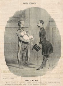 El marido del bas-bleu... de Honoré Daumier