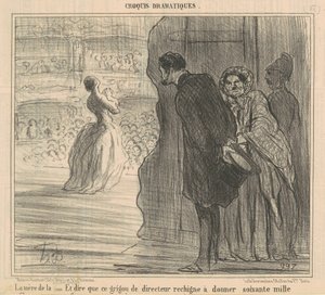 La madre de la cantante de Honoré Daumier