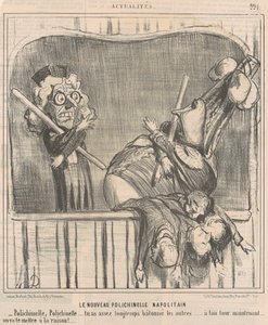 El nuevo polichinela napolitano de Honoré Daumier