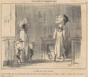 El portero del Sr. Vautour de Honoré Daumier