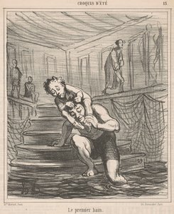 El primer baño de Honoré Daumier