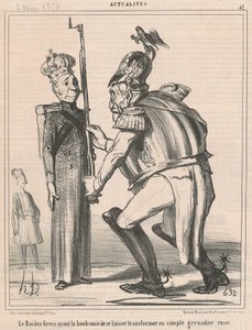 El rey de los griegos... de Honoré Daumier