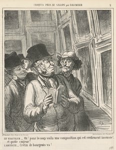 El visitante de Honoré Daumier