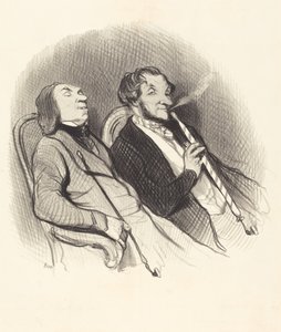 Los fumadores de hachís de Honoré Daumier