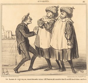 Los hombres de veinticinco años... de Honoré Daumier
